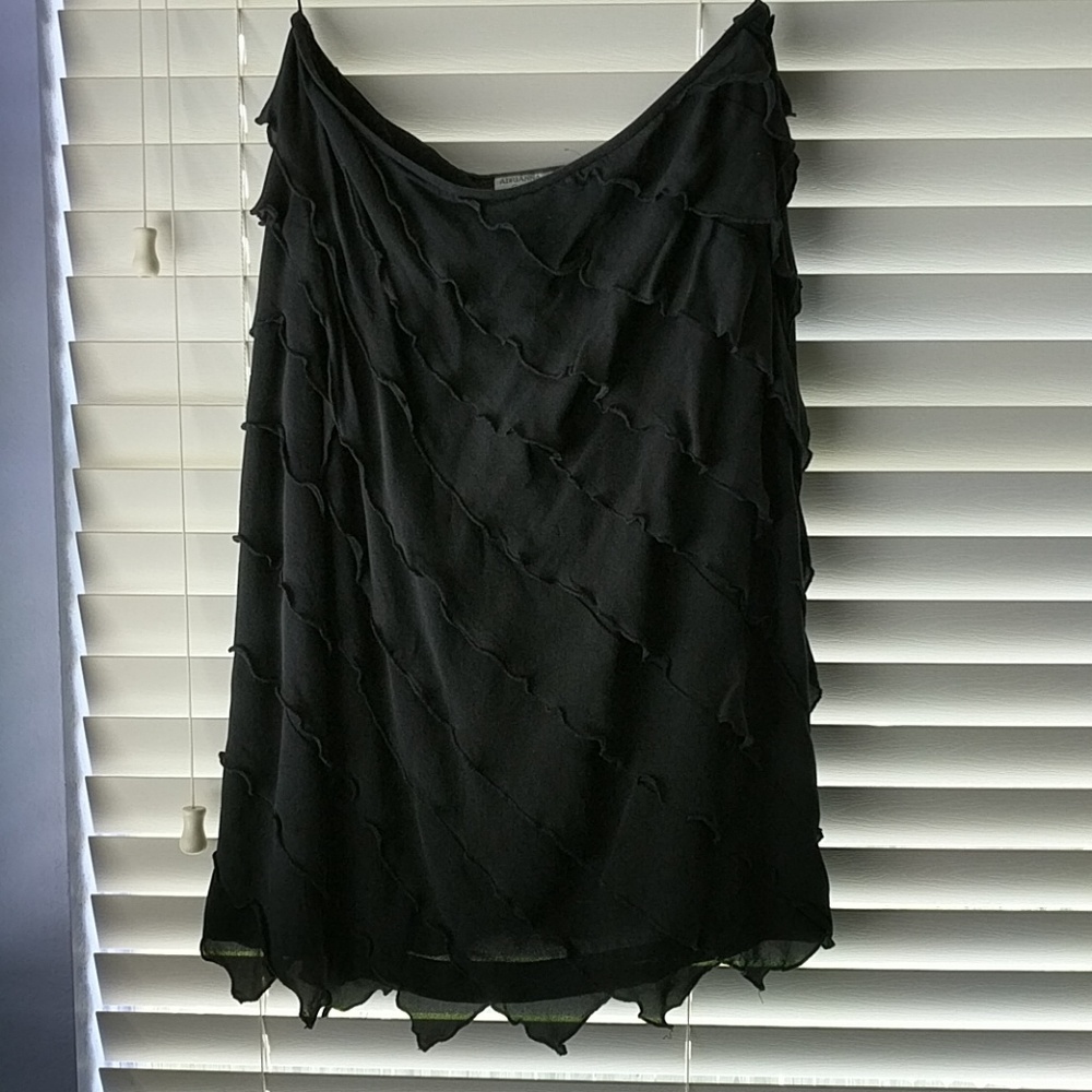 Adrianna Papell Evening Essentials Black Skirt